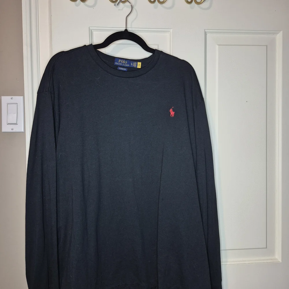 Polo by Ralph Lauren Men's Black Long Sleeve Shirt